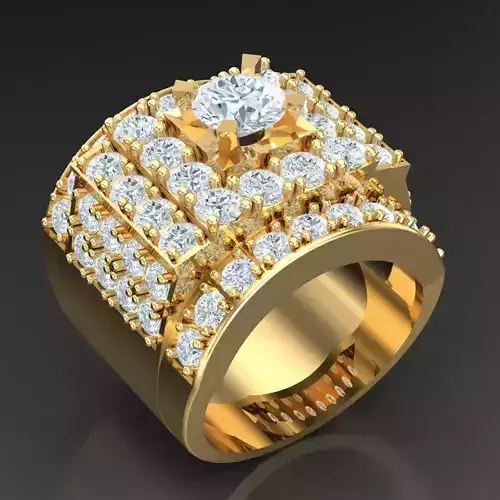 Top Trending Men Ring Designs 5MR021 3D print model