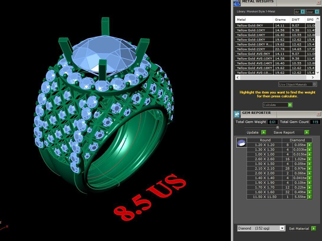 Top Trending Men Ring Designs 5MR020 3D print model_1