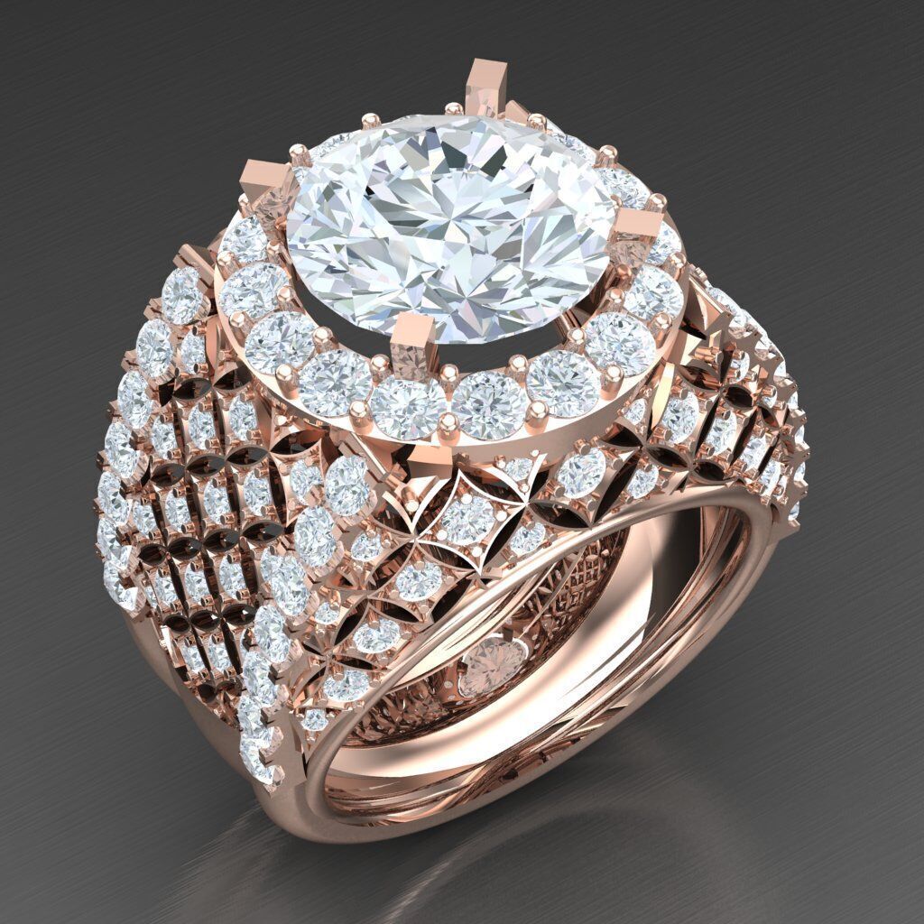 Top Trending Men Ring Designs 5MR020 3D print model_3