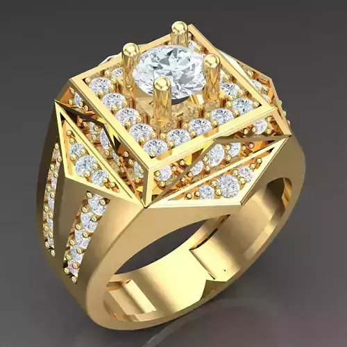 Top Trending Men Ring Designs 5MR019 3D print model