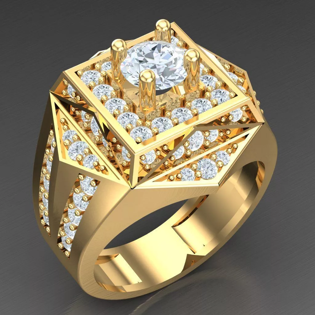 Top Trending Men Ring Designs 5MR019 3D print model