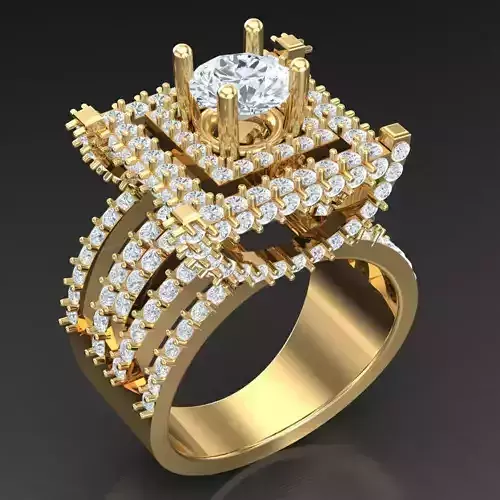 Top Trending Men Ring Designs 5MR018 3D print model