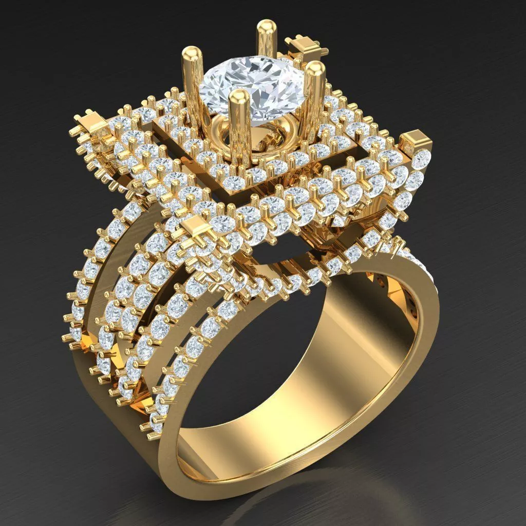 Top Trending Men Ring Designs 5MR018 3D print model