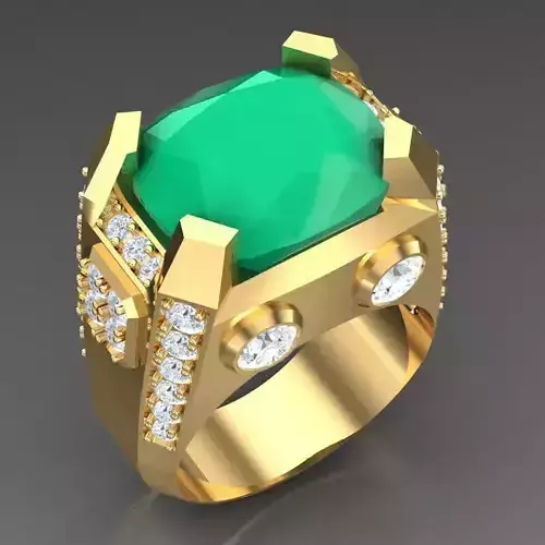 Top Trending Men Ring Designs 5MR010 3D print model