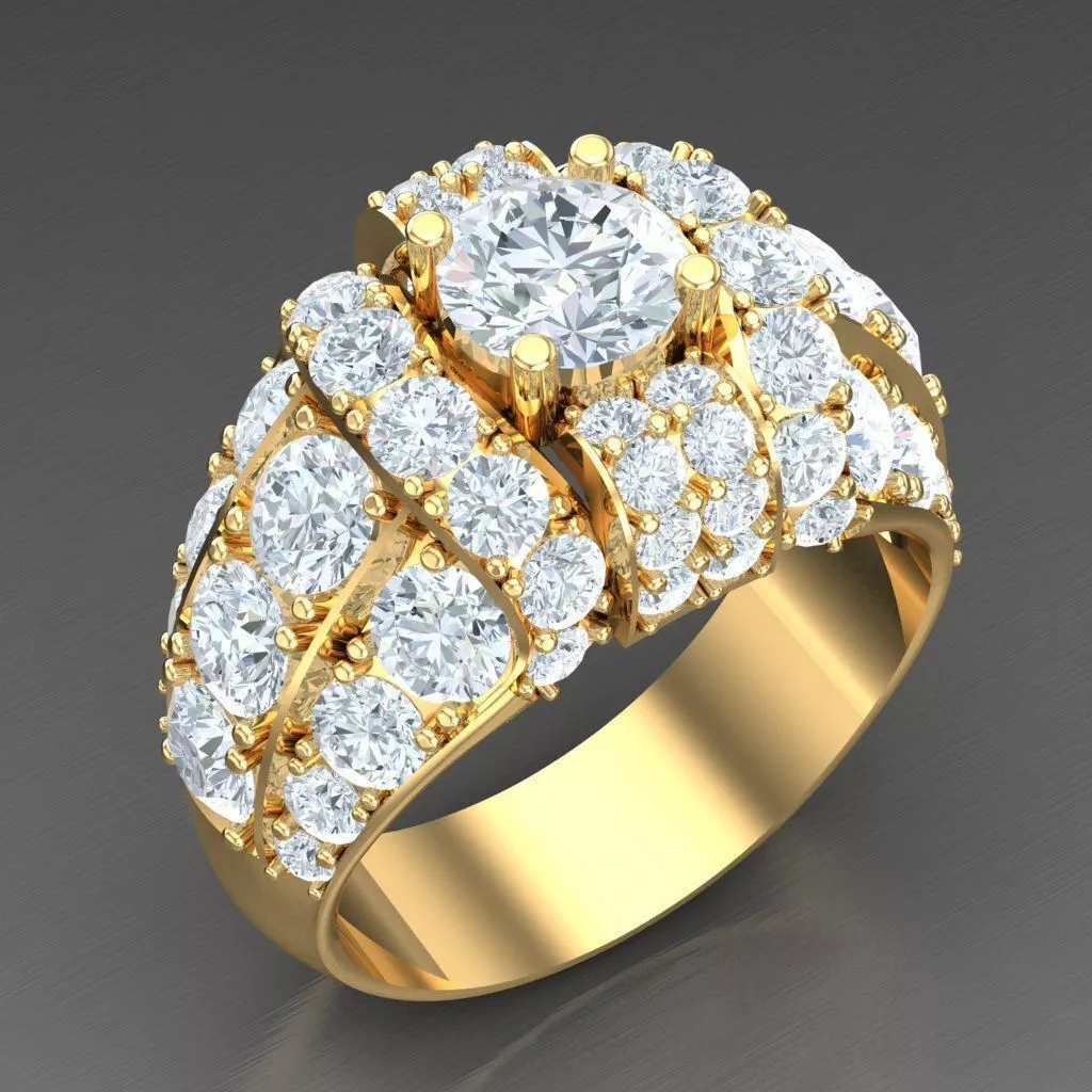 Top Trending Men Ring Designs 5MR009 3D print model