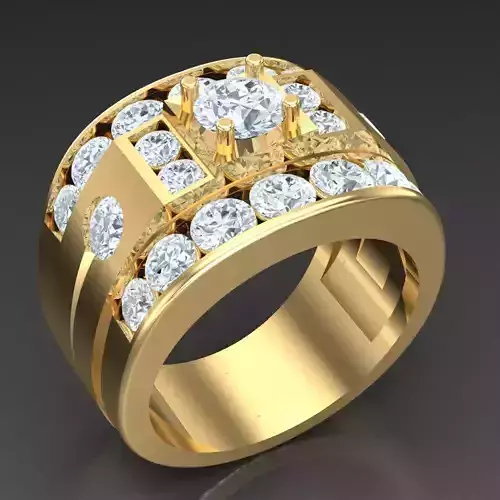 Top Trending Men Ring Designs 5MR005 3D print model