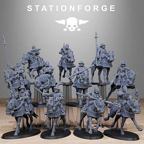 RoyalGuard Cavalry 3D print model