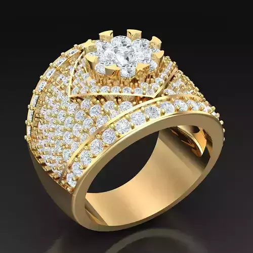 Top Trending Men Ring Designs 5MR001 3D print model