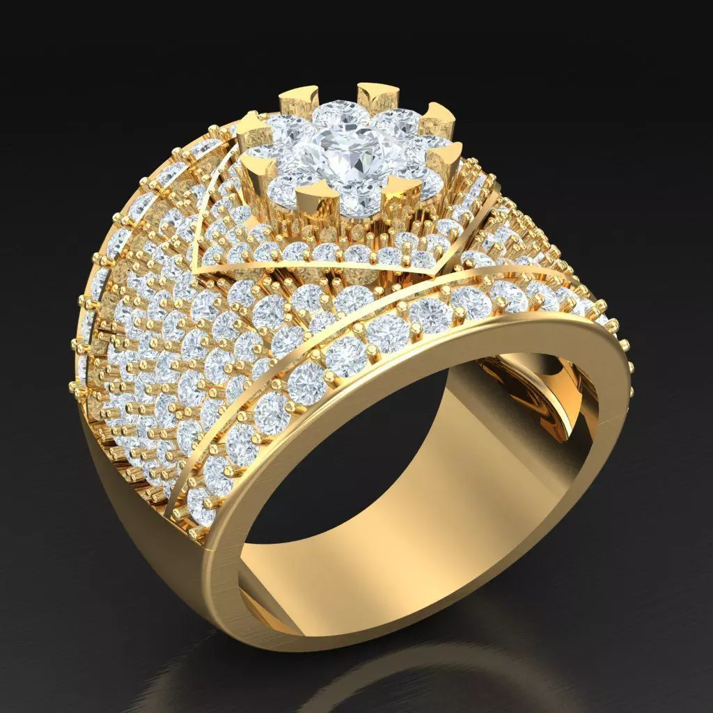 Top Trending Men Ring Designs 5MR001 3D print model