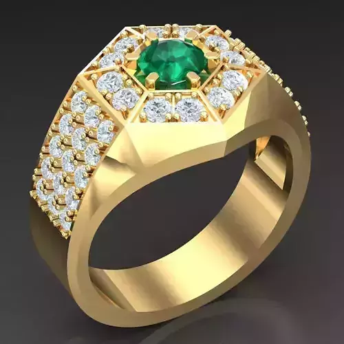 Top Trending Men Ring Designs 4MR100 3D print model