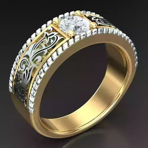 Top Trending Men Ring Designs 4MR098 3D print model