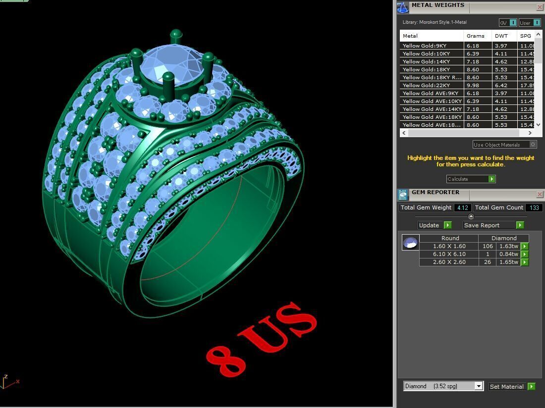 Top Trending Men Ring Designs 4MR094 3D print model_1