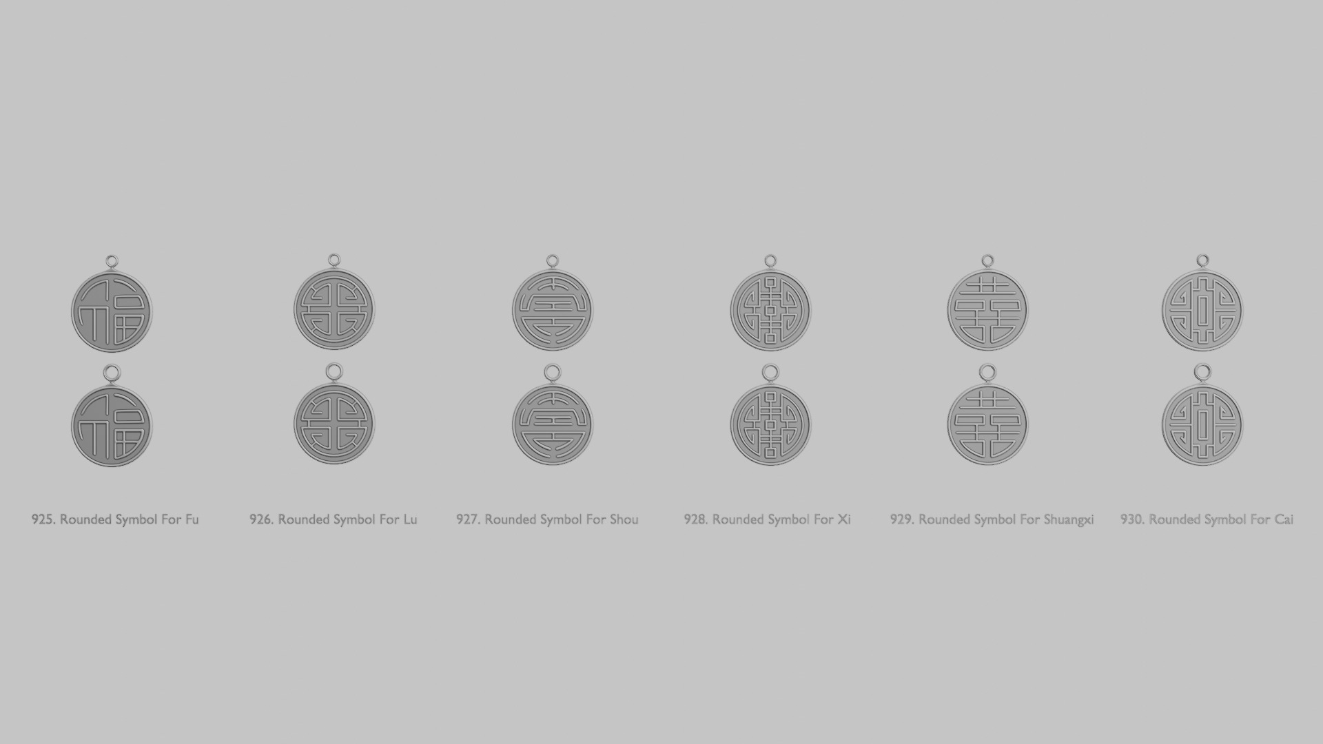 Symbols Pack Signs Identity Spirituality 3D print model_5