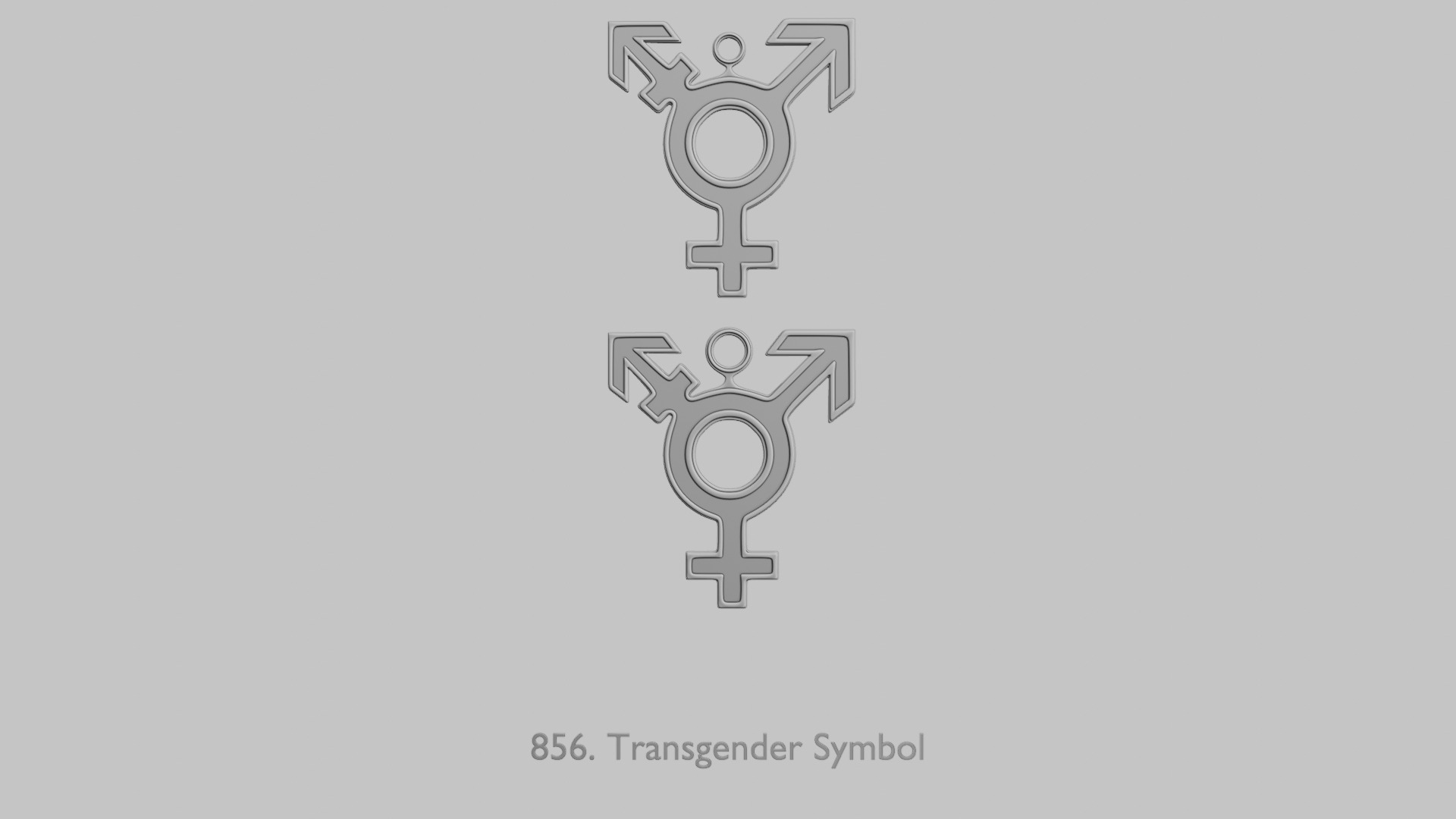 Symbols Pack Signs Identity Spirituality 3D print model_35