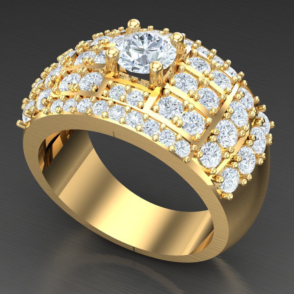 Top Trending Men Ring Designs 4MR089 3D print model_7