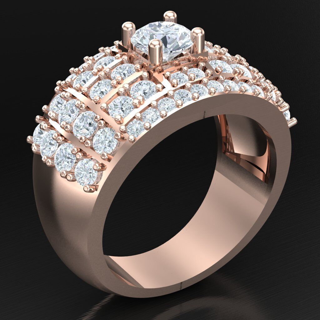 Top Trending Men Ring Designs 4MR089 3D print model_3