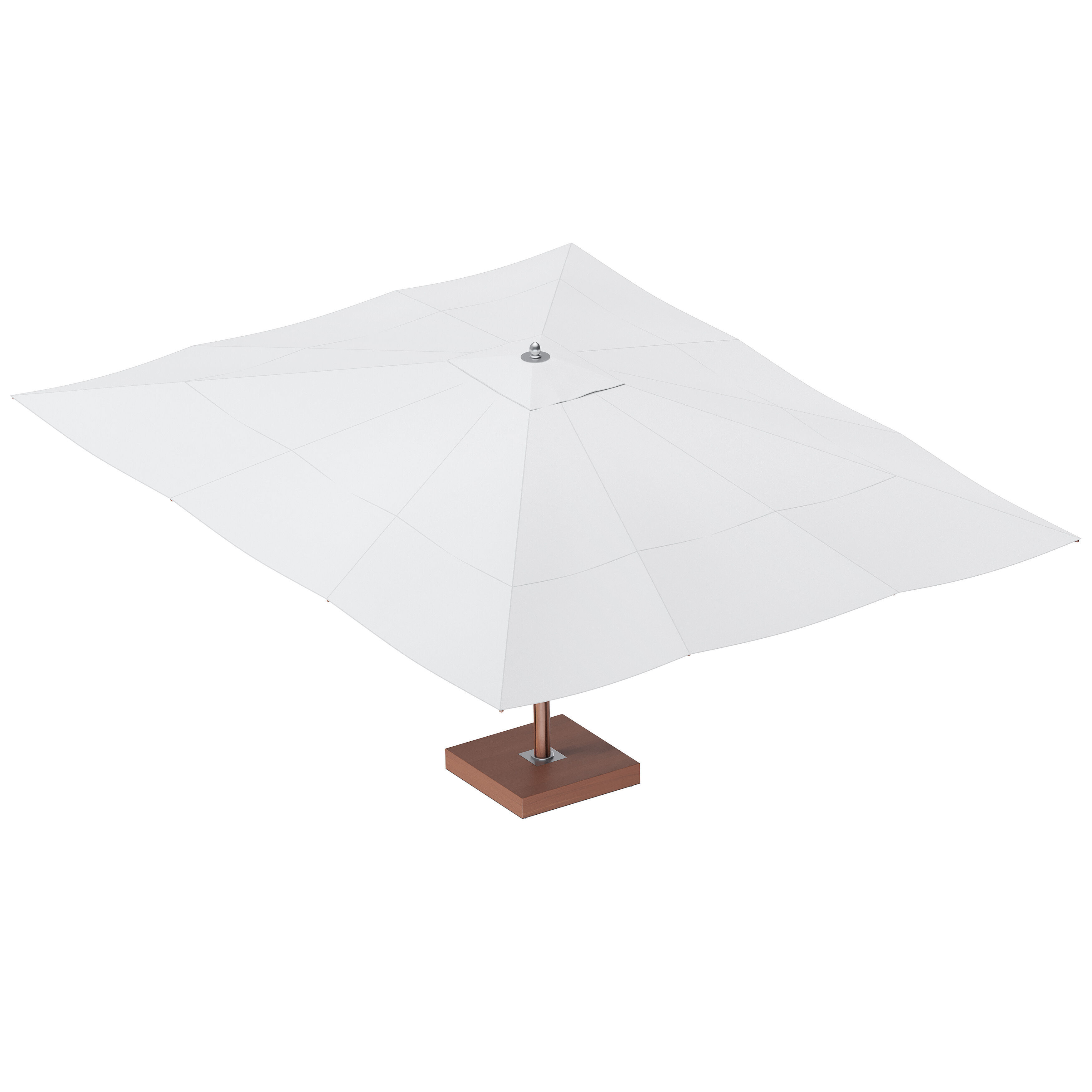 Ocean Master Classic Rectangle Parasol 3D model_1
