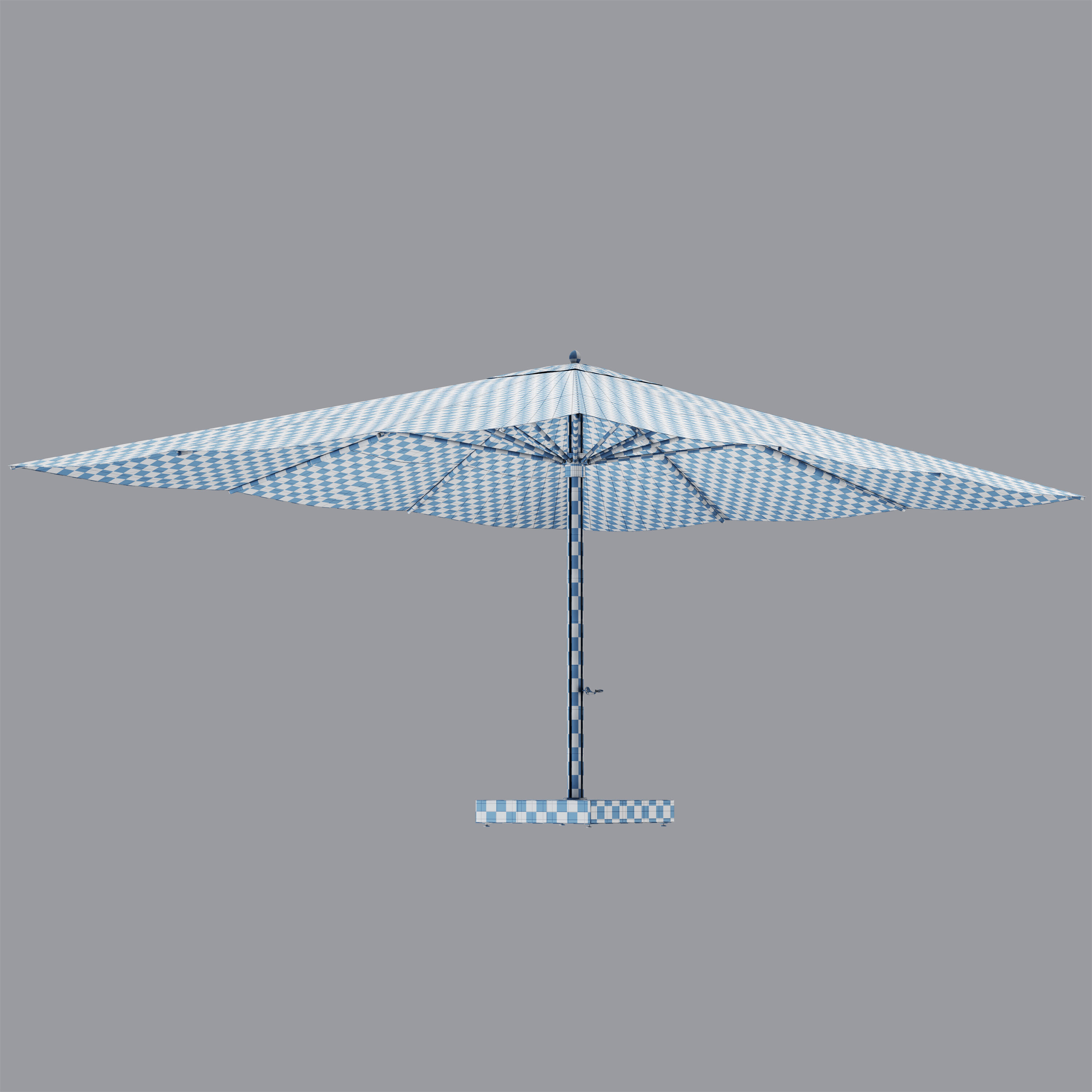 Ocean Master Classic Rectangle Parasol 3D model_7