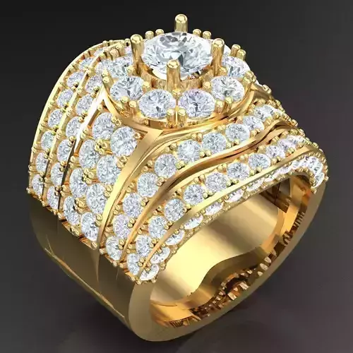 Top Trending Men Ring Designs 4MR086 3D print model