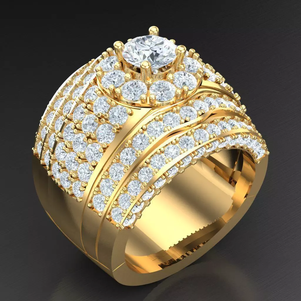 Top Trending Men Ring Designs 4MR084 3D print model
