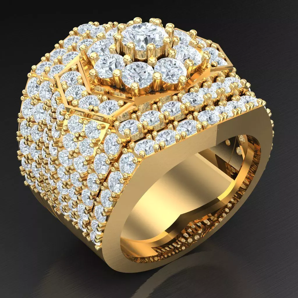 Top Trending Men Ring Designs 4MR083 3D print model