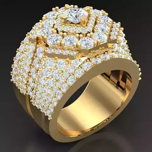 Top Trending Men Ring Designs 4MR080 3D print model