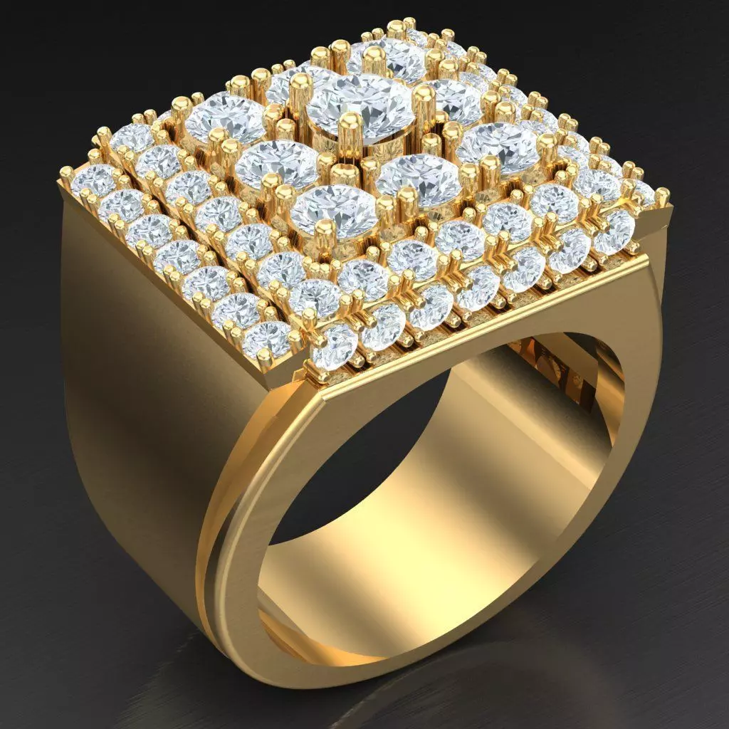 Top Trending Men Ring Designs 4MR079 3D print model