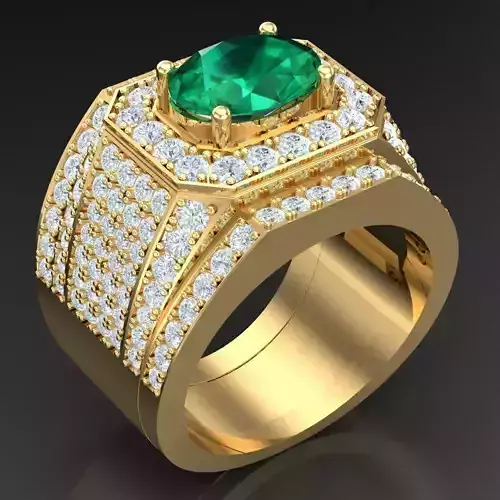 Top Trending Men Ring Designs 4MR076 3D print model