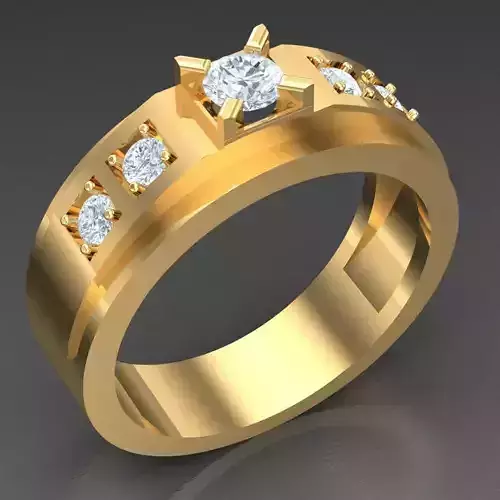 Top Trending Men Ring Designs 4MR075 3D print model