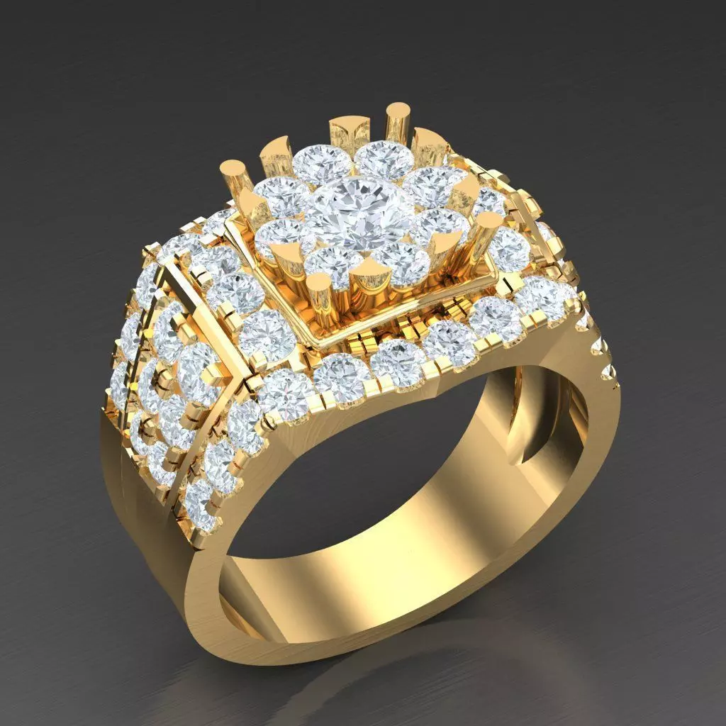 Top Trending Men Ring Designs 4MR071 3D print model