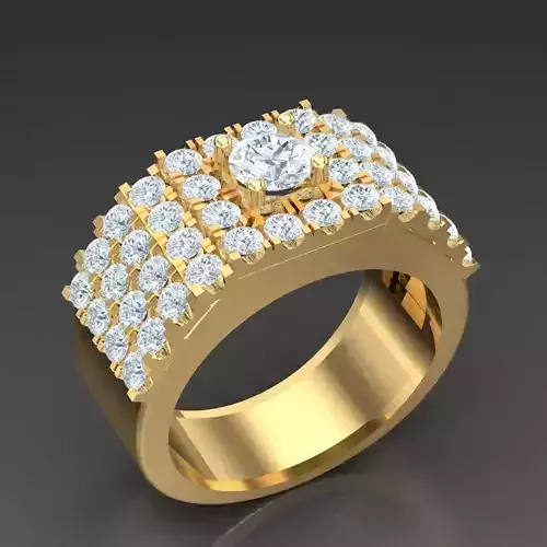 Top Trending Men Ring Designs 4MR070 3D print model