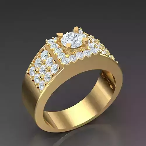 Top Trending Men Ring Designs 4MR067 3D print model