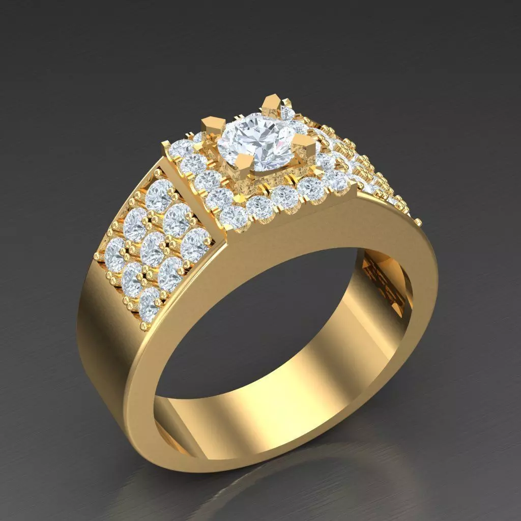 Top Trending Men Ring Designs 4MR067 3D print model