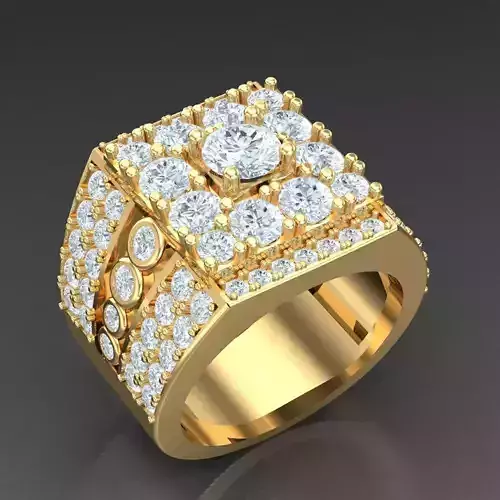 Top Trending Men Ring Designs 4MR066 3D print model