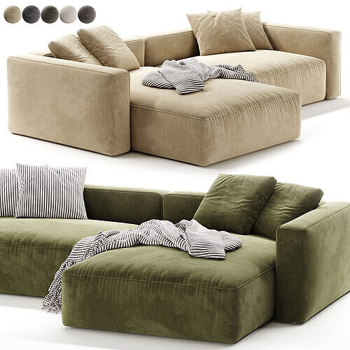Bari Sofa By Costabella 3D model