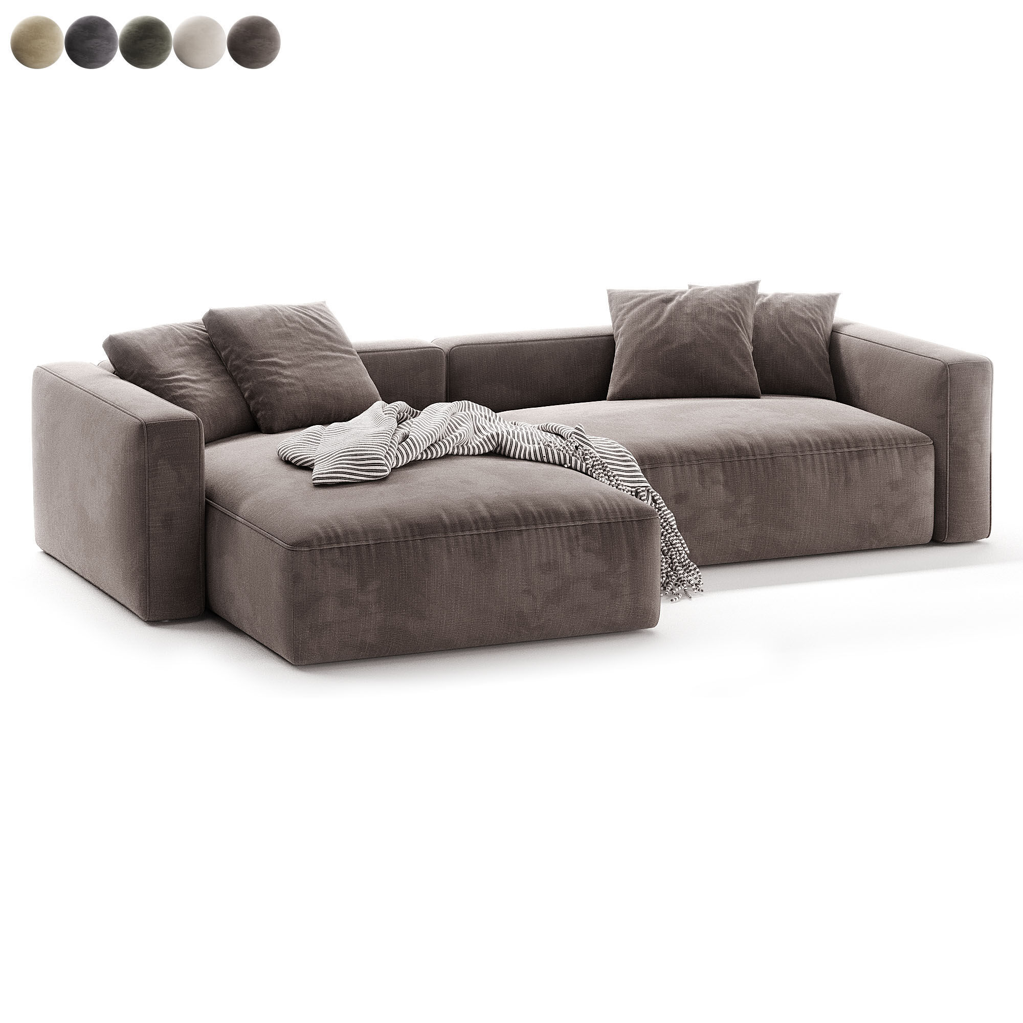 Bari Sofa By Costabella 3D model_2