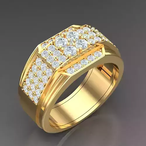 Top Trending Men Ring Designs 4MR065 3D print model