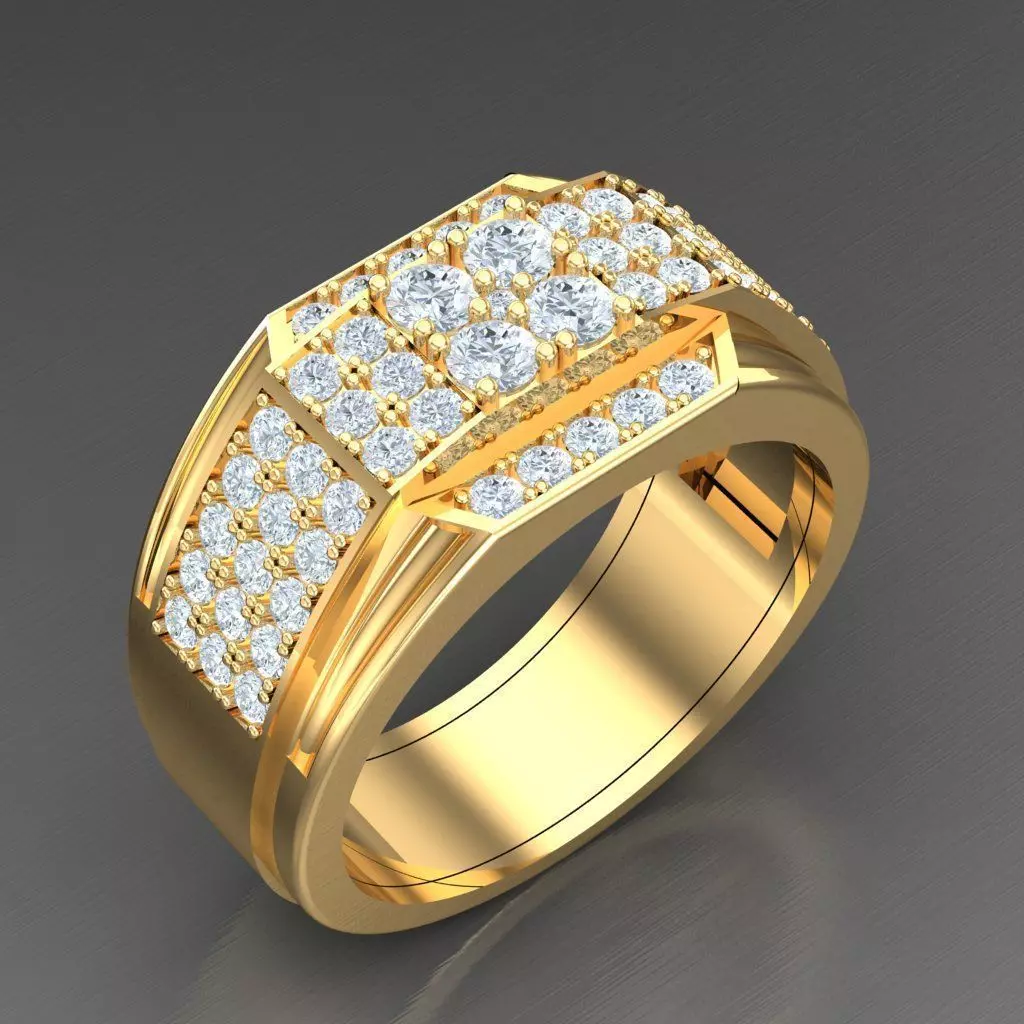 Top Trending Men Ring Designs 4MR065 3D print model