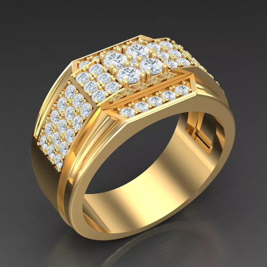 Top Trending Men Ring Designs 4MR064 3D print model