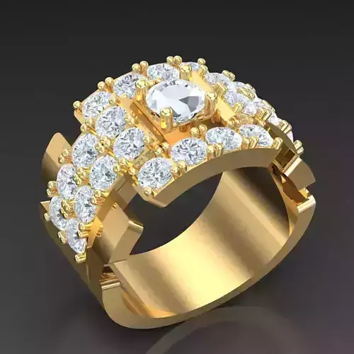 Top Trending Men Ring Designs 4MR062 3D print model