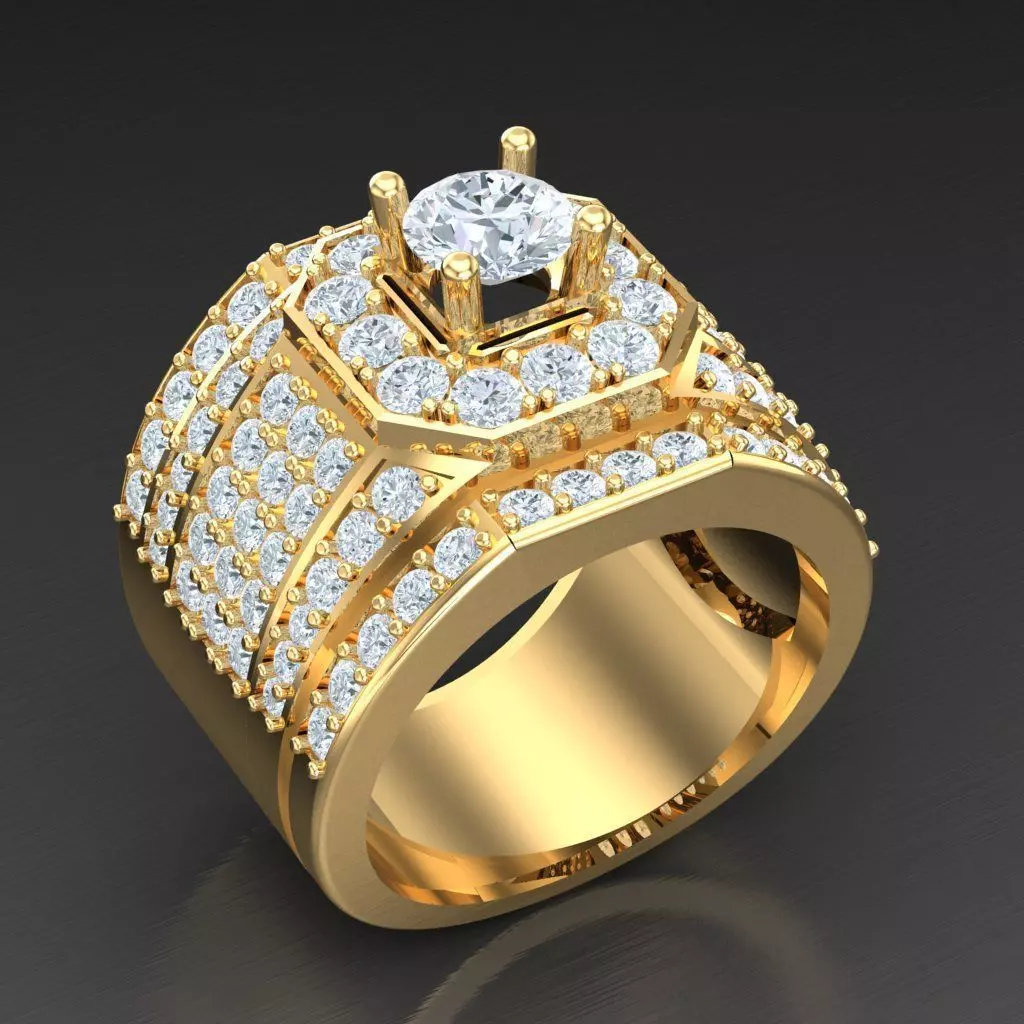 Top Trending Men Ring Designs 4MR060 3D print model