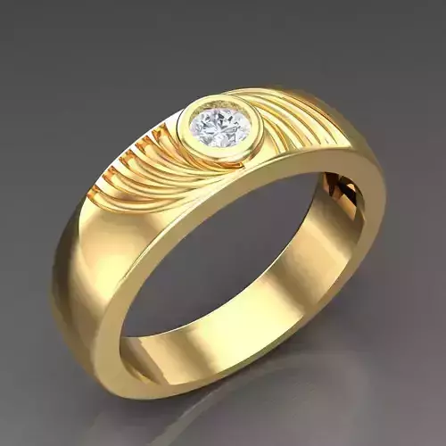 Top Trending Men Ring Designs 4MR057 3D print model