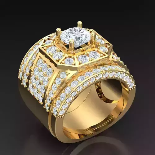 Top Trending Men Ring Designs 4MR056 3D print model