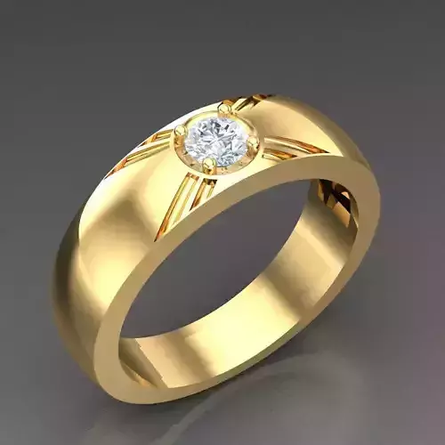 Top Trending Men Ring Designs 4MR055 3D print model