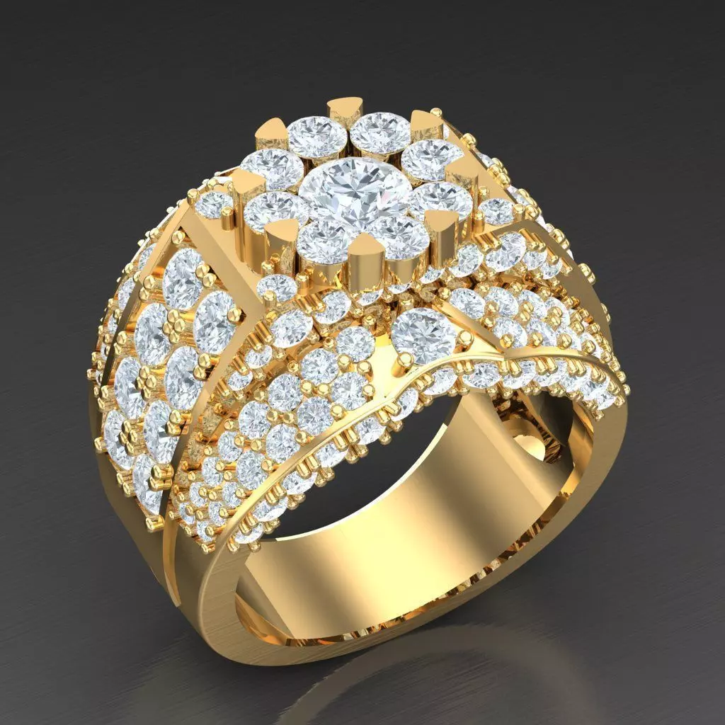 Top Trending Men Ring Designs 4MR053 3D print model
