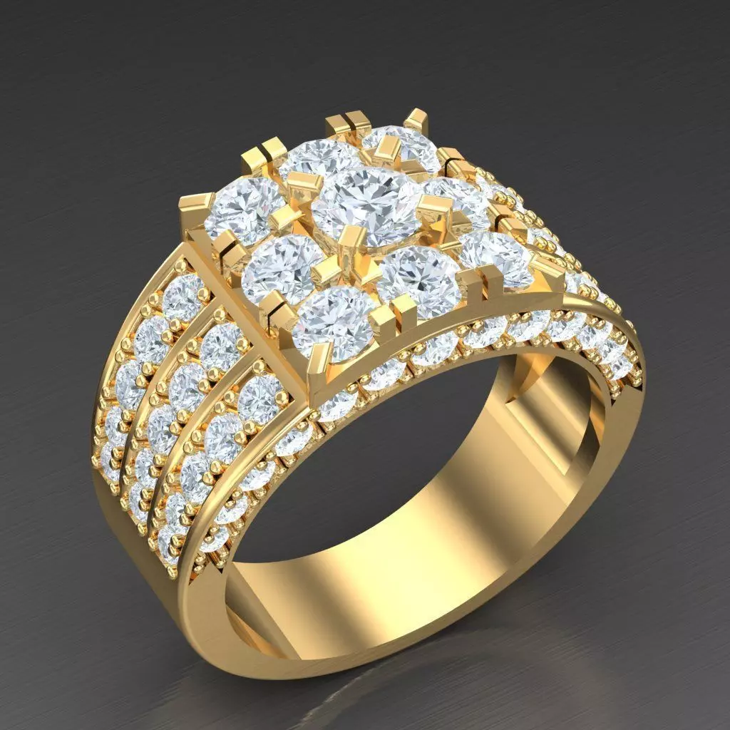 Top Trending Men Ring Designs 4MR051 3D print model