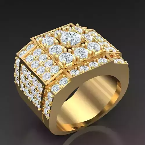 Top Trending Men Ring Designs 4MR050 3D print model