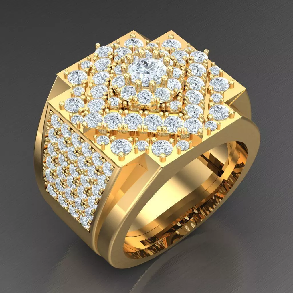 Top Trending Men Ring Designs 4MR048 3D print model