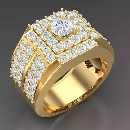 Top Trending Men Ring Designs 4MR046 3D print model