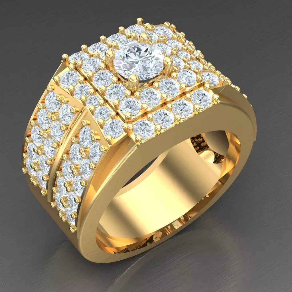 Top Trending Men Ring Designs 4MR046 3D print model